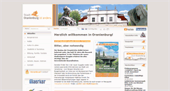 Desktop Screenshot of oranienburg.de
